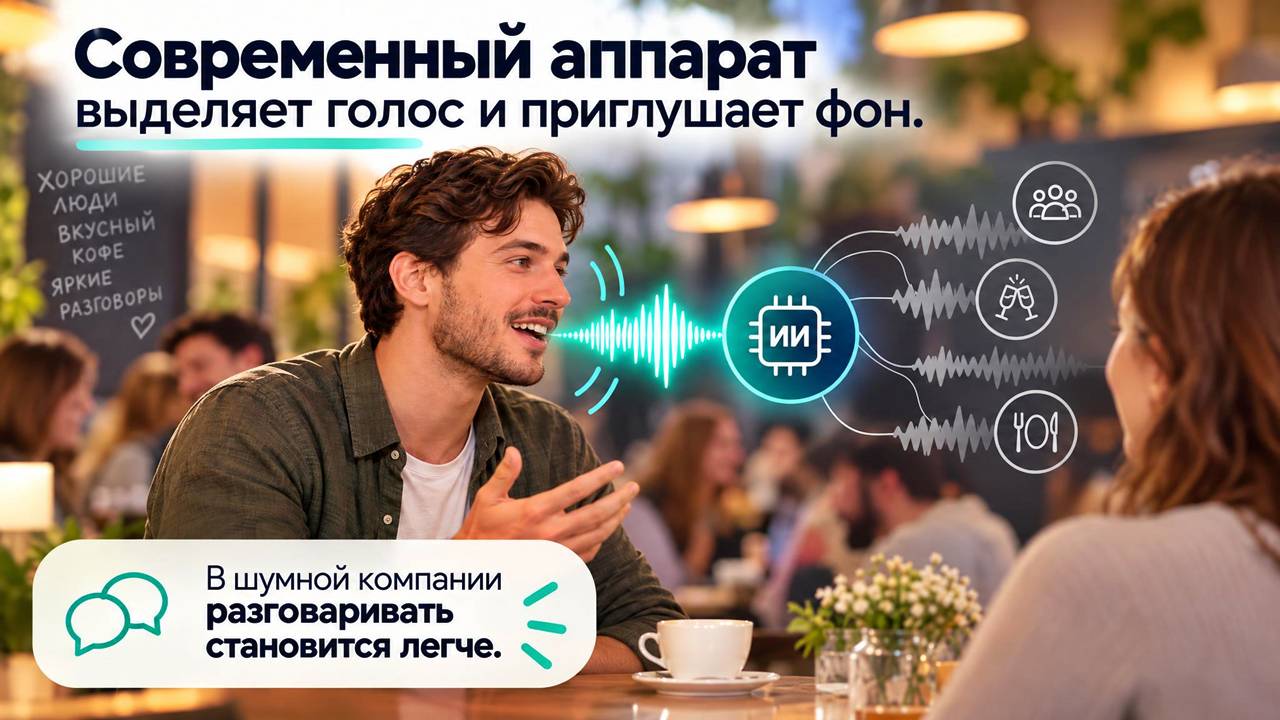 Разделение речи, фона и посторонних звуков